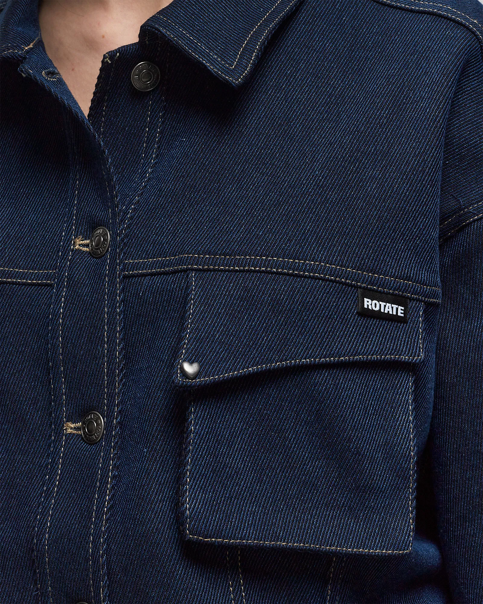 ROTATE Birger Christensen STRETCH CROPPED JACKET