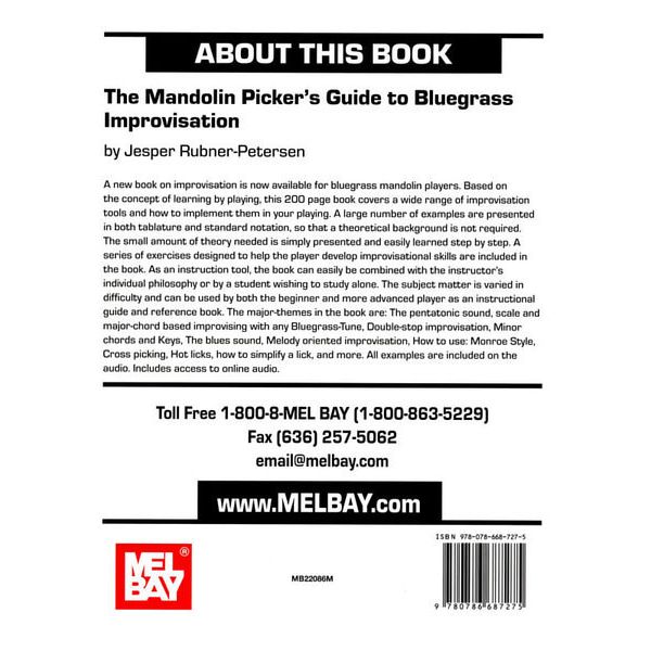 Mel Bay The Mandolin Picker`s Guide