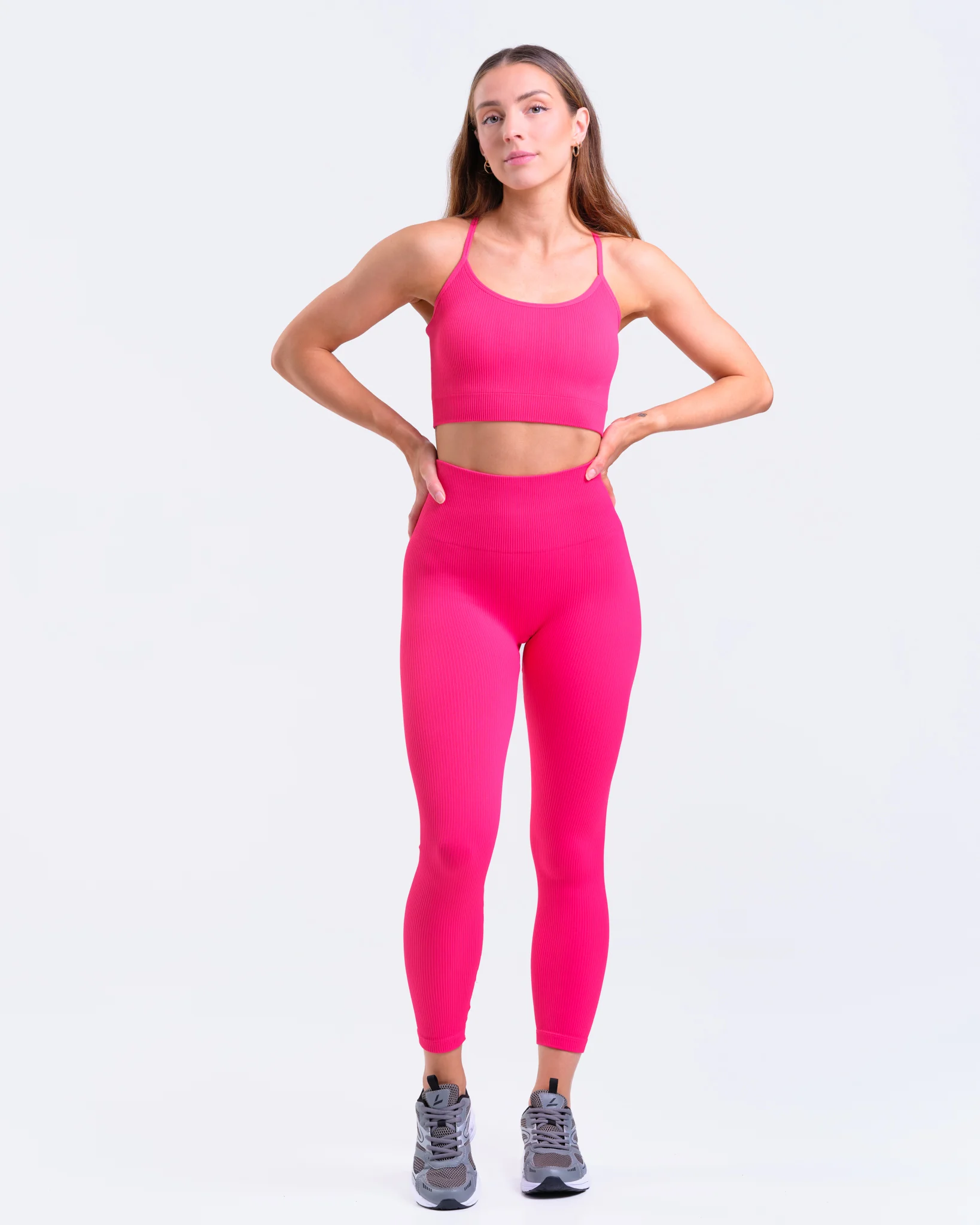 Bumpro Perfect Rib Bra Pink Rasberry