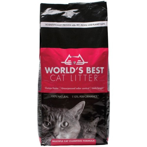 Areia higiênica mista com aroma natural para gatos