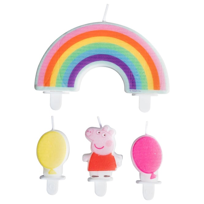 Peppa Wutz - 4 Mini Figurenkerzen