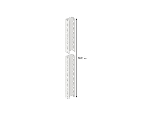 Knauf Nonius ophangprofiel voor Nonius verlengstukken 3000 x 12 x 8 mm