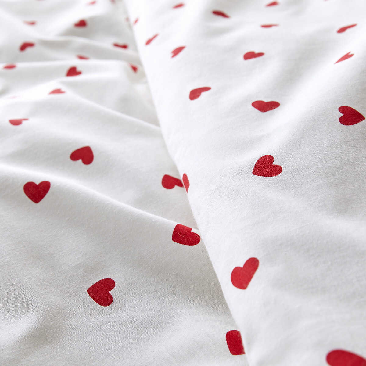 LA REDOUTE INTERIEURS<br>Conjunto de cama 50% algodão reciclado, fronha retangular, Scacco