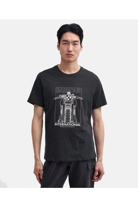 Tee shirt barbour intl brett gn83 forest river