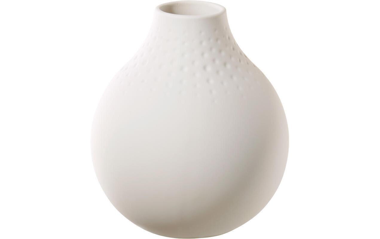 Vase Collier Blanc Vase Perle No.3 WeissBlumenvase