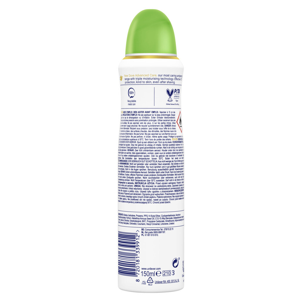 Dove Deodorant spray go fresh cucumber (150 ml)