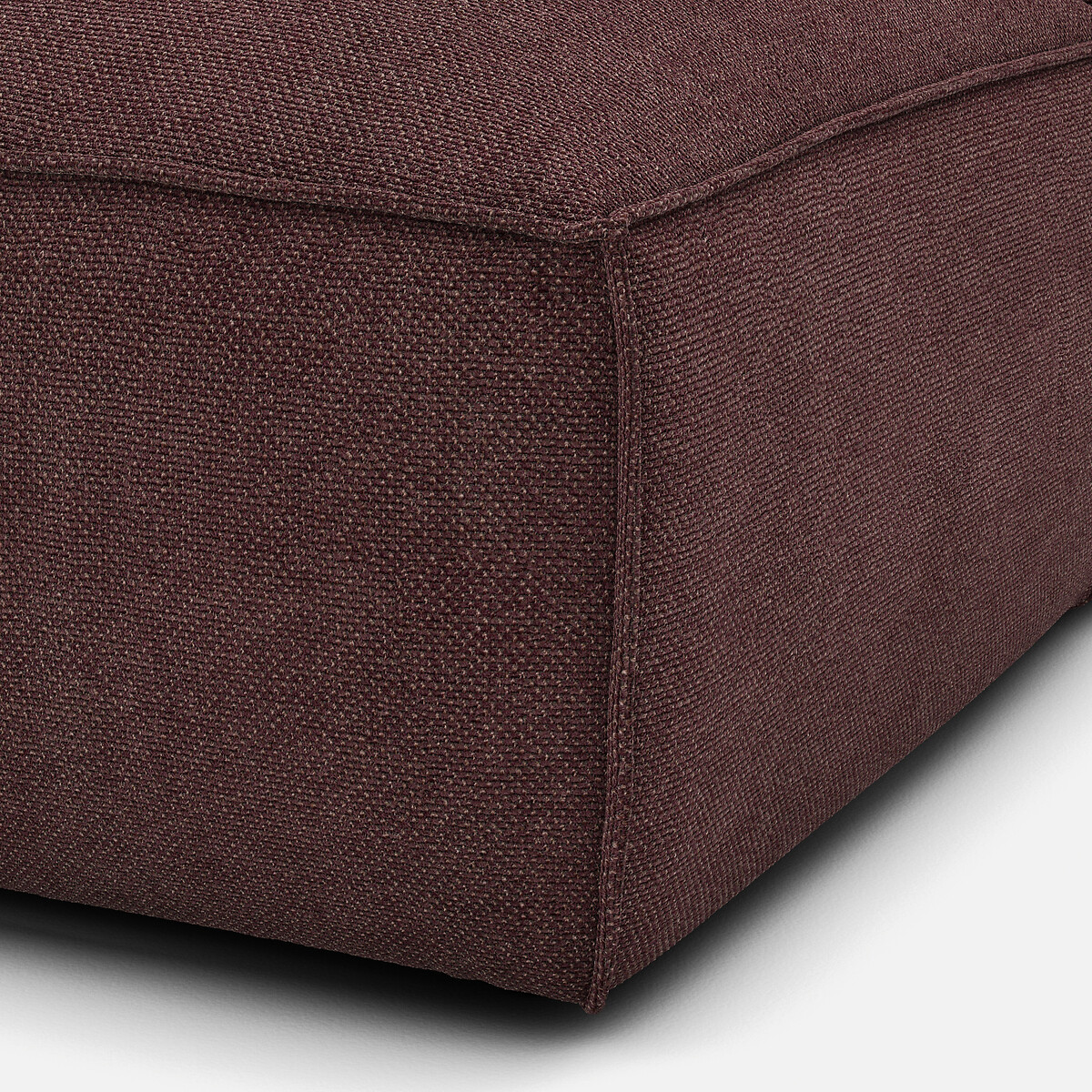 LA REDOUTE INTERIEURS<br>Sofá lounge texturizado, esquerdo, Seven