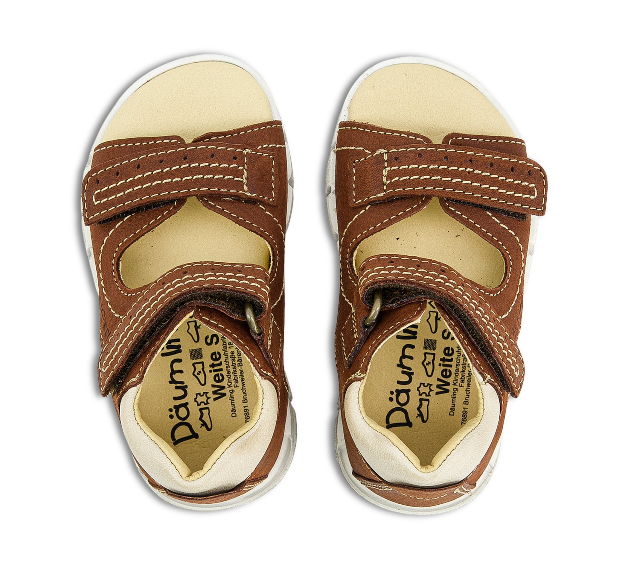Däumling Morin - Offene Sandalen braun