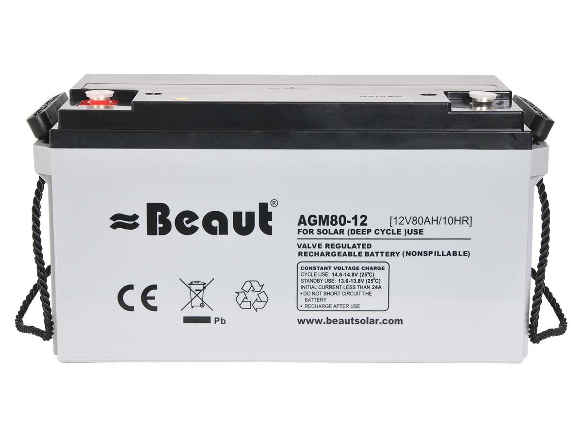 Beaut 80 Ah AGM accu