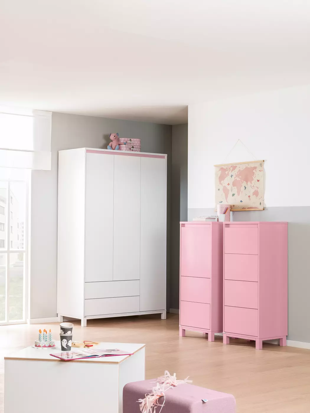 Kleiderschrank Olli 124 x 204 cm