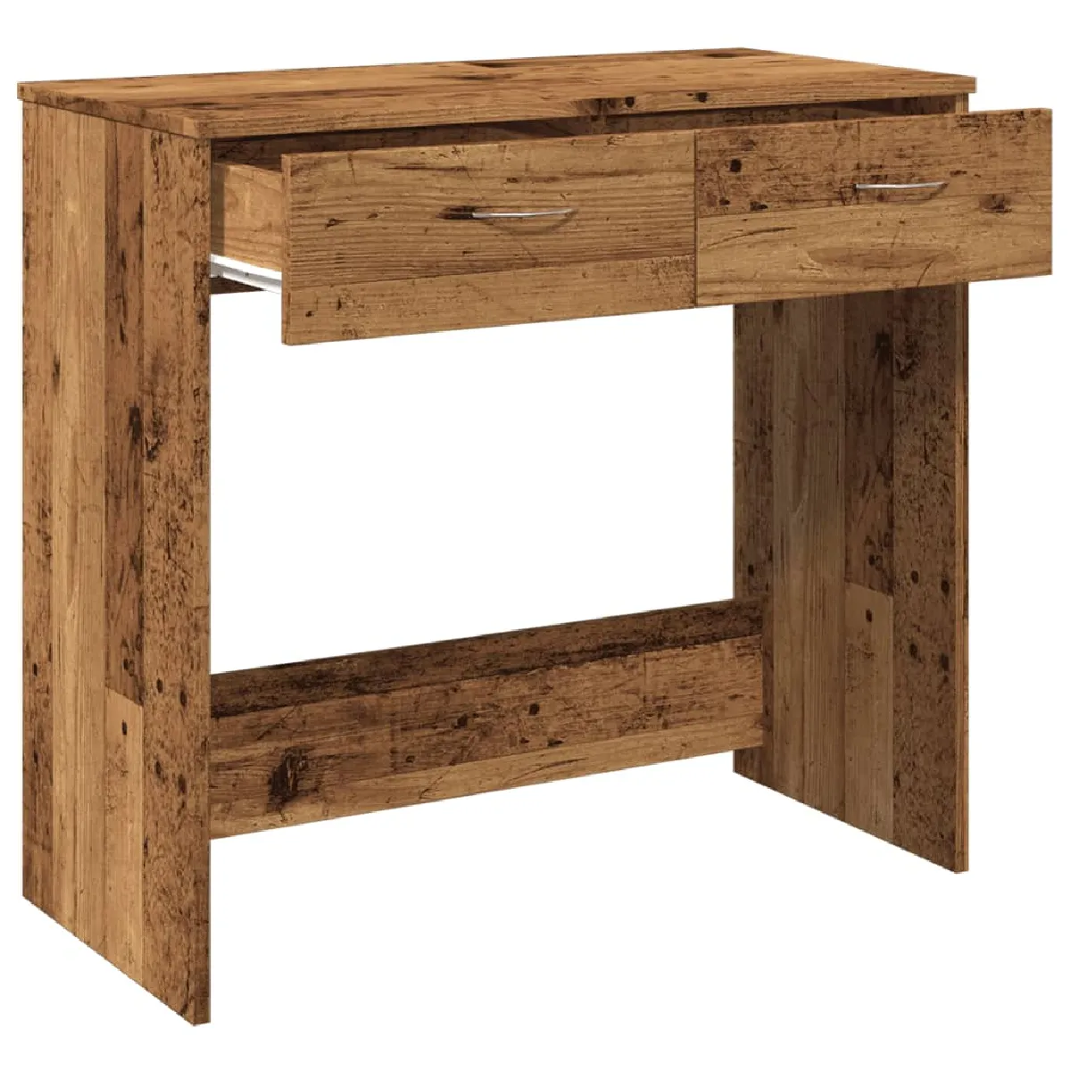 Bureau Élégant 80 cm - vieux bois - helloshop26