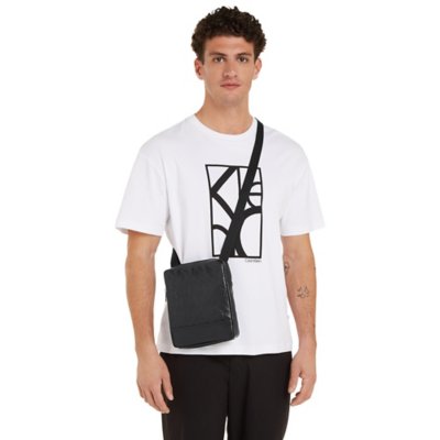 Sacoche Monogram Soft Reporter 18 Aop CALVIN KLEIN