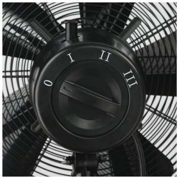 Handson tafelventilator Siena 54 cm zwart