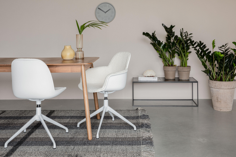 Zuiver Albert Kuip Swivel stoel met armleuning taupe