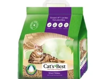 CAT’S BEST NatureGold, Træpiller, 5 kg, 10 L, Papirspose