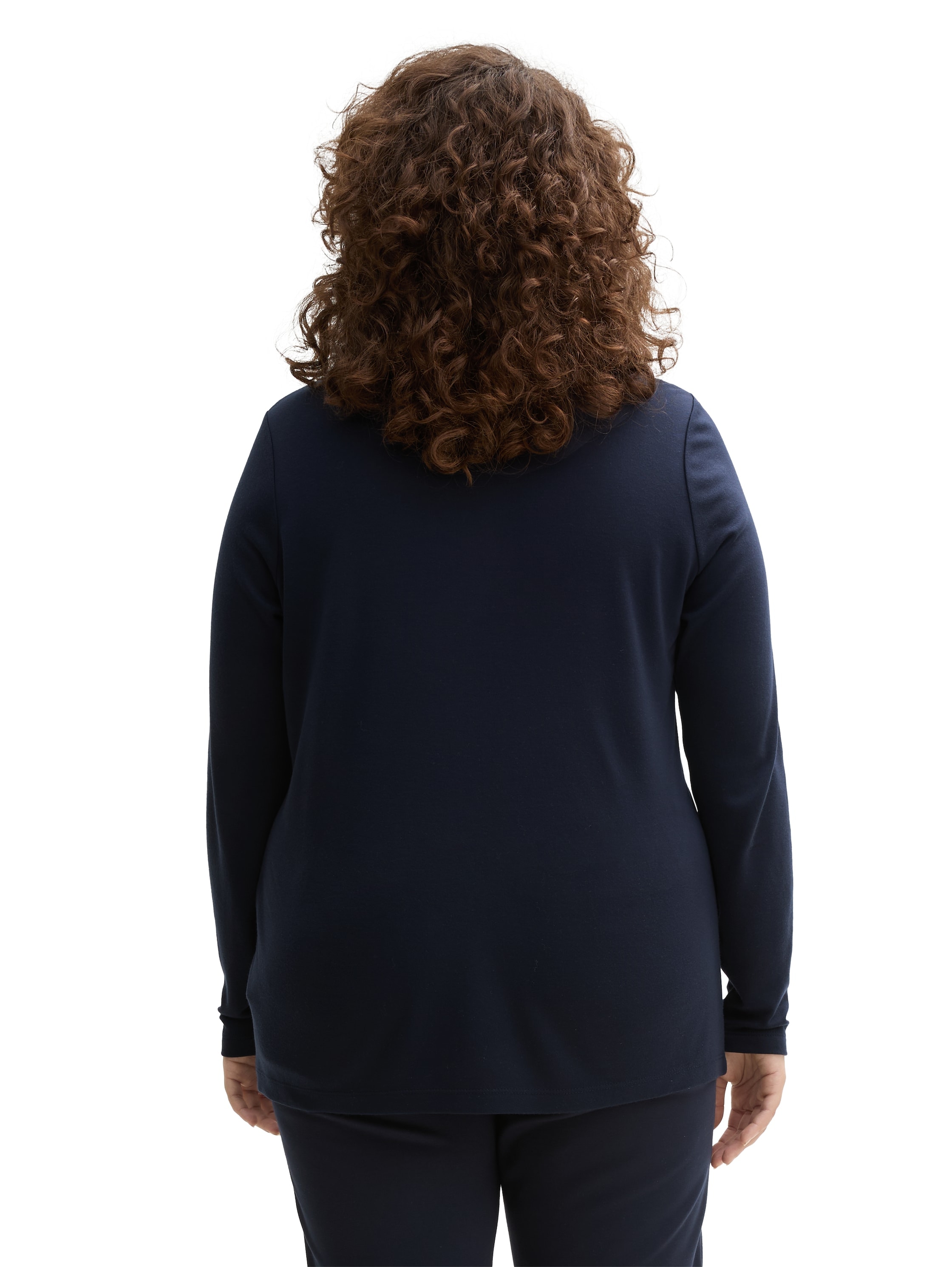 TOM TAILOR PLUS T-Shirt , mit Henley Ausschnitt