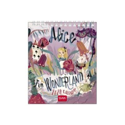 Legami Special Edition - Calendrier 2024 - 12 x 14,5 cm - Alice au Pays des merveilles