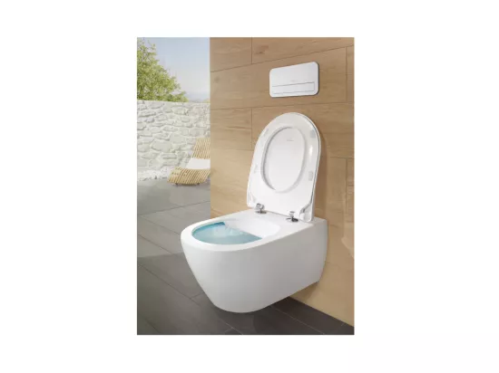 WC suspendu sans bride VILLEROY ET BOCH Subway 2.0 + abattant