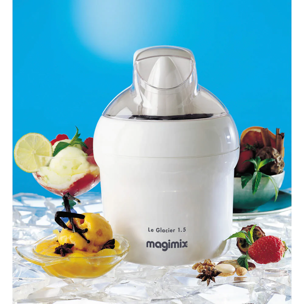 Sorbetière le glacier 1,5 l blanc Magimix