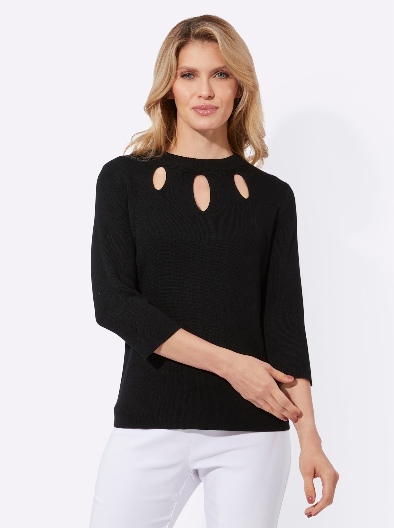 Classic Basics 3/4 Arm-Pullover »Pullover«