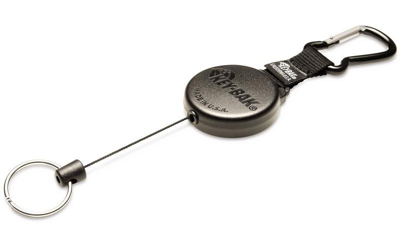 Ausweishalter KB 488 120 cm, mit Clip, SchwarzAusweiss Jojo mit Karabiner