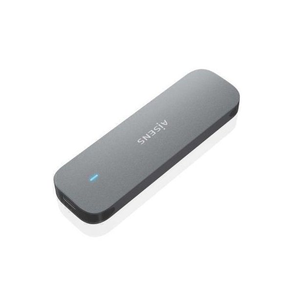 Aisens Caixa Externa Caixa Externa USB 3.1 para M.2 SATA Alumínio Cinzenta