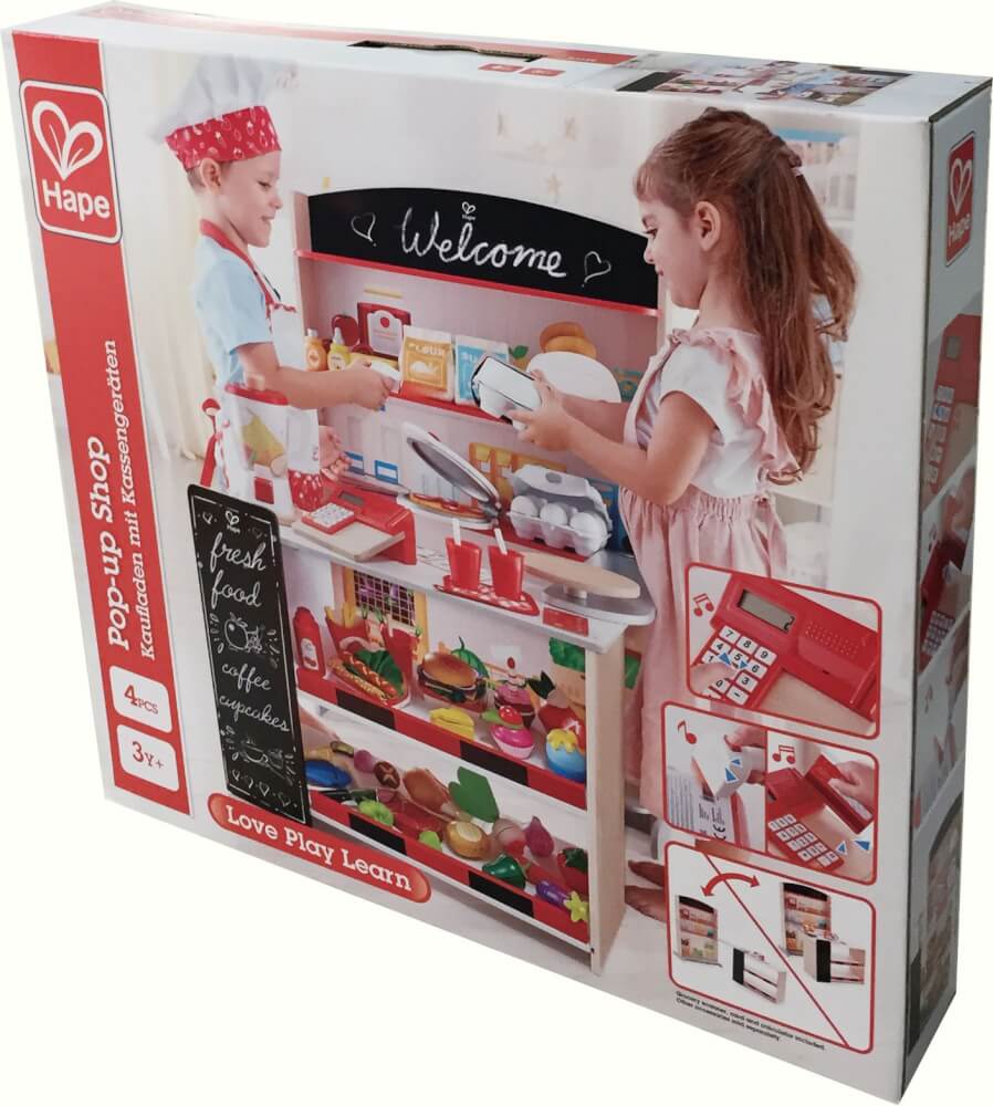 Hape Kaufladen mit Kasse & Scanner