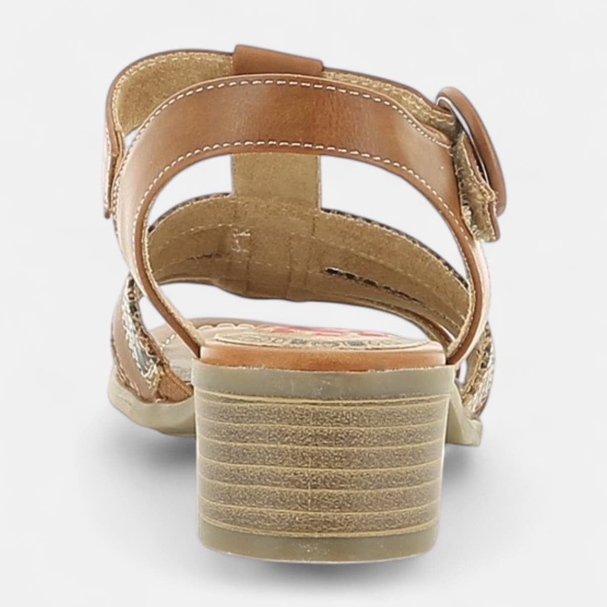 Nu-pieds Femme cognac