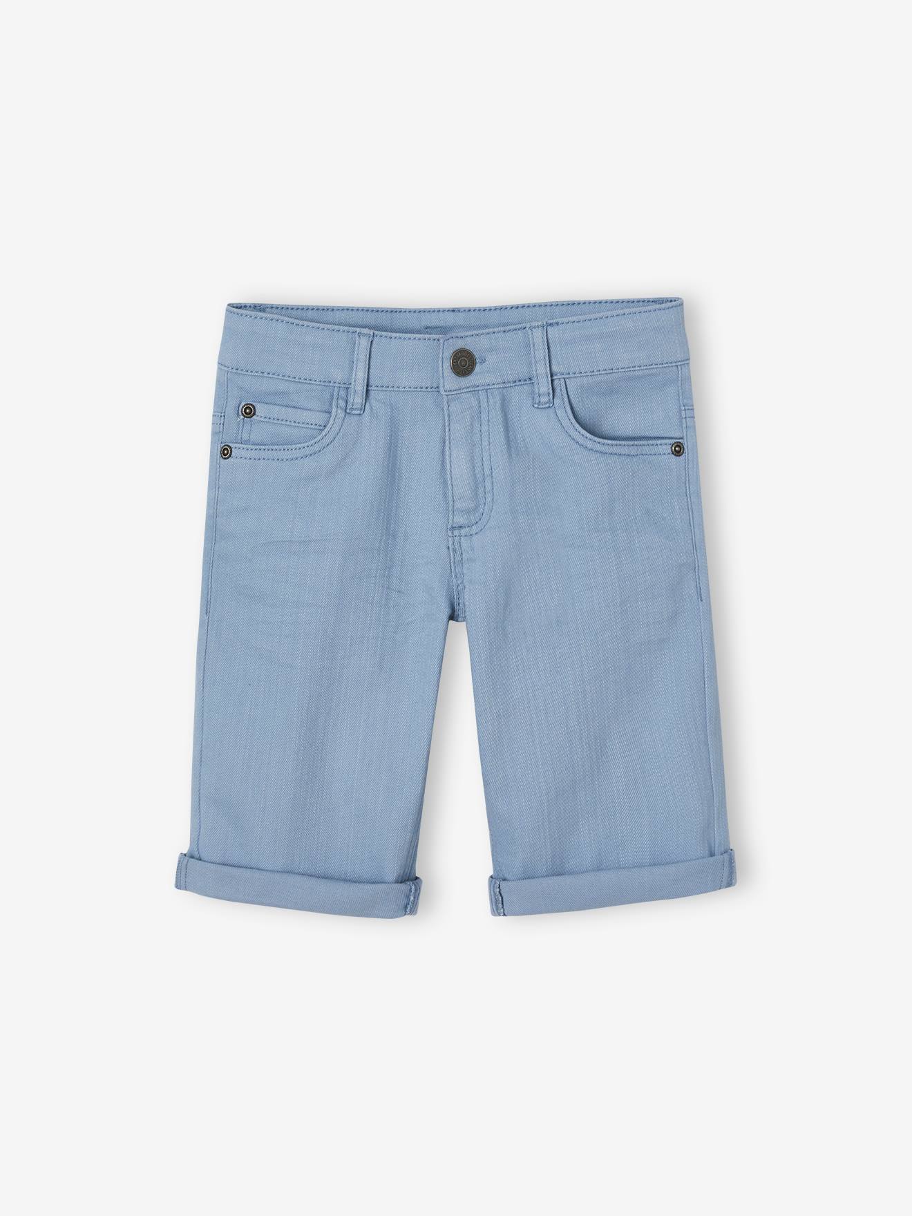 Bermuda azul-clara para meninos