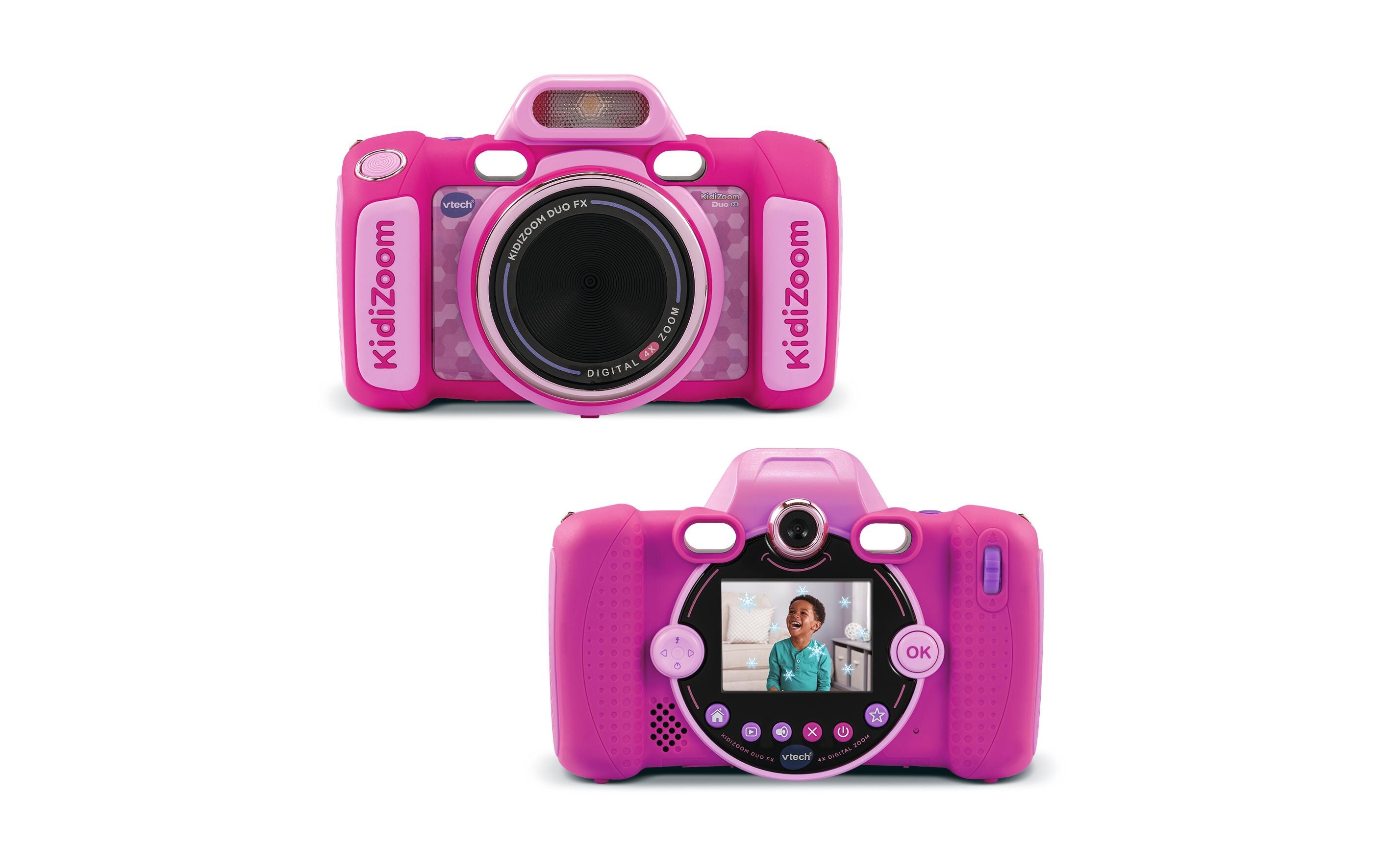 Kinderkamera Kidizoom Duo FX -FR- RosaMultifunktionale Digitalkamera mit integriertem Blitz