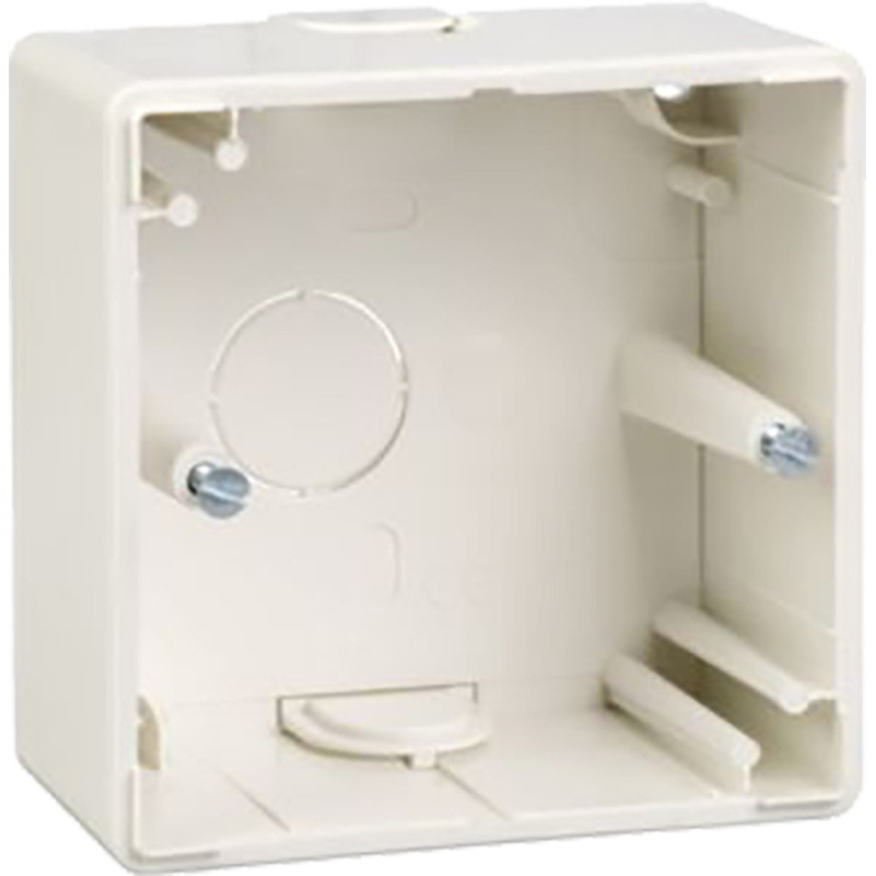 Schneider Electric Systeem-M opbouwbehuizing 1-voudig Glanzend wit
