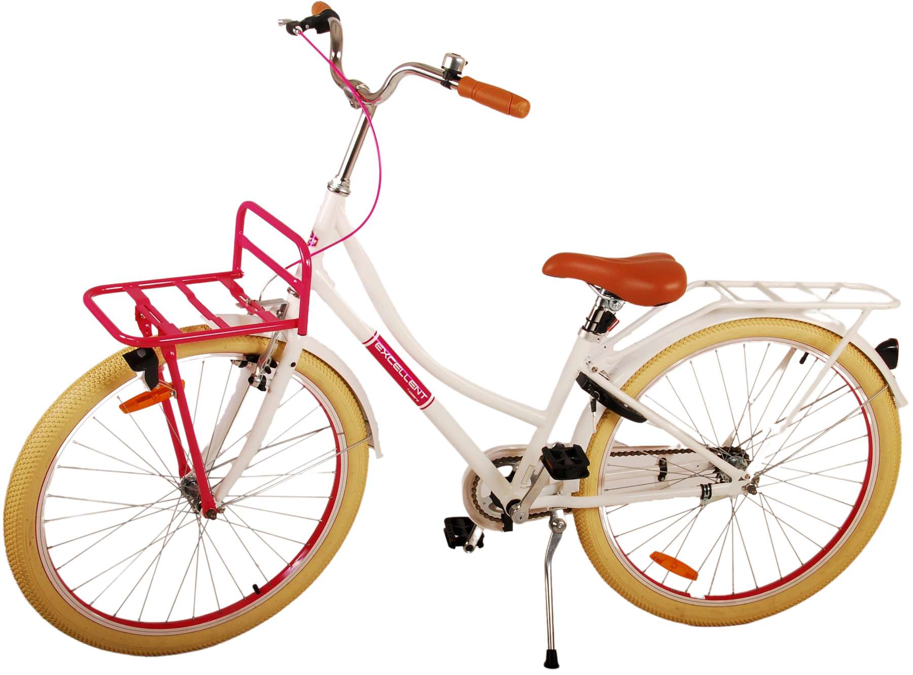 TPFSports Excellent Kinderfahrrad - Mädchen - 26 Zoll - Rücktritt + Handbremse - Grün