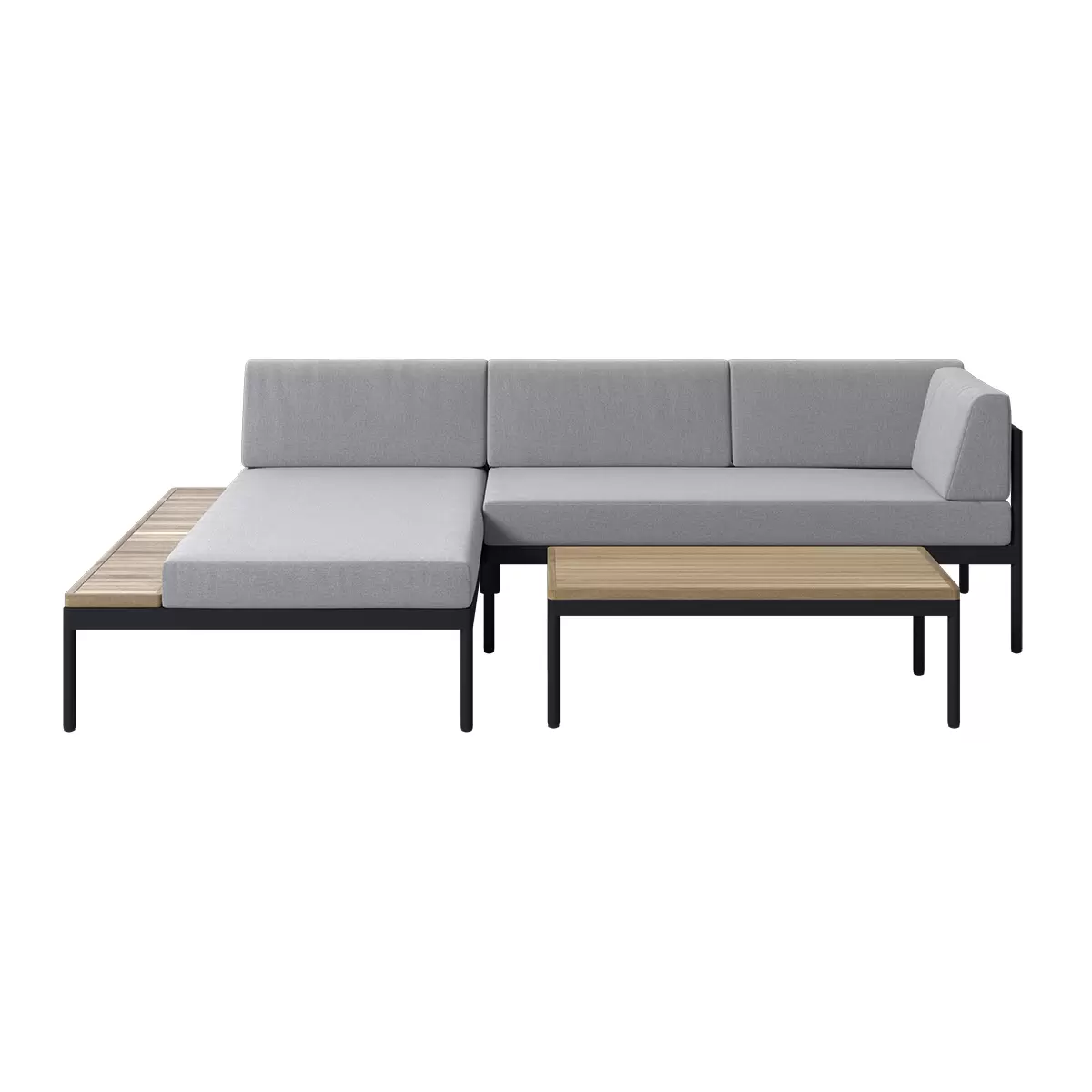 Beldano Loungegarnitur Casablanca 3-teilig braun,grau