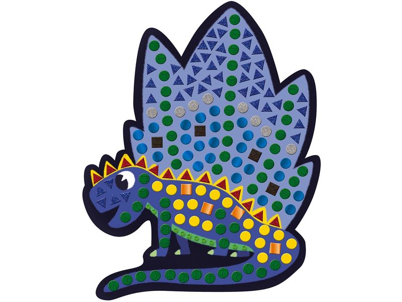 Janod Bastelset Dinosaurier Mosaik Kreativ-Set