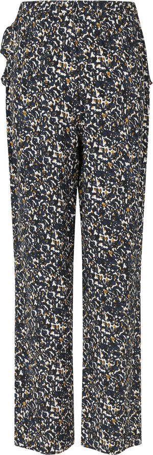 Rosemunde Viscose trousers Navy camo print
