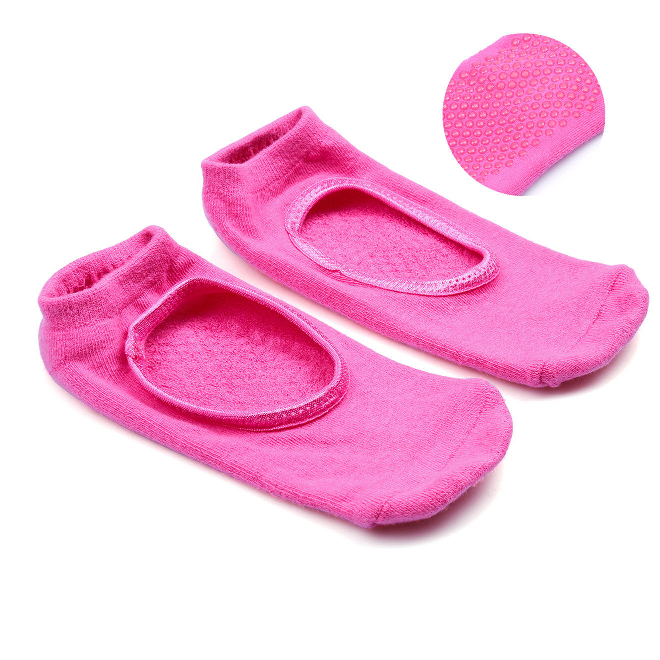 Onamaste Chaussettes de Yoga antidérapantes rose