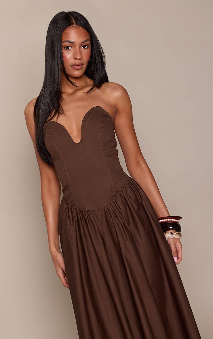 Champignon Robe Mi-longue Fluide Tissée À Bandeau Tall