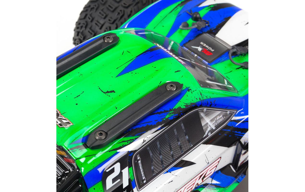 Stadium Truck Vorteks BLX3S 4x4 Grün ARTR, 1:10<br>Brushless Stadium Truck für Highspeed Bashing, ausgerüstet mit bewährter Spektrum Technik