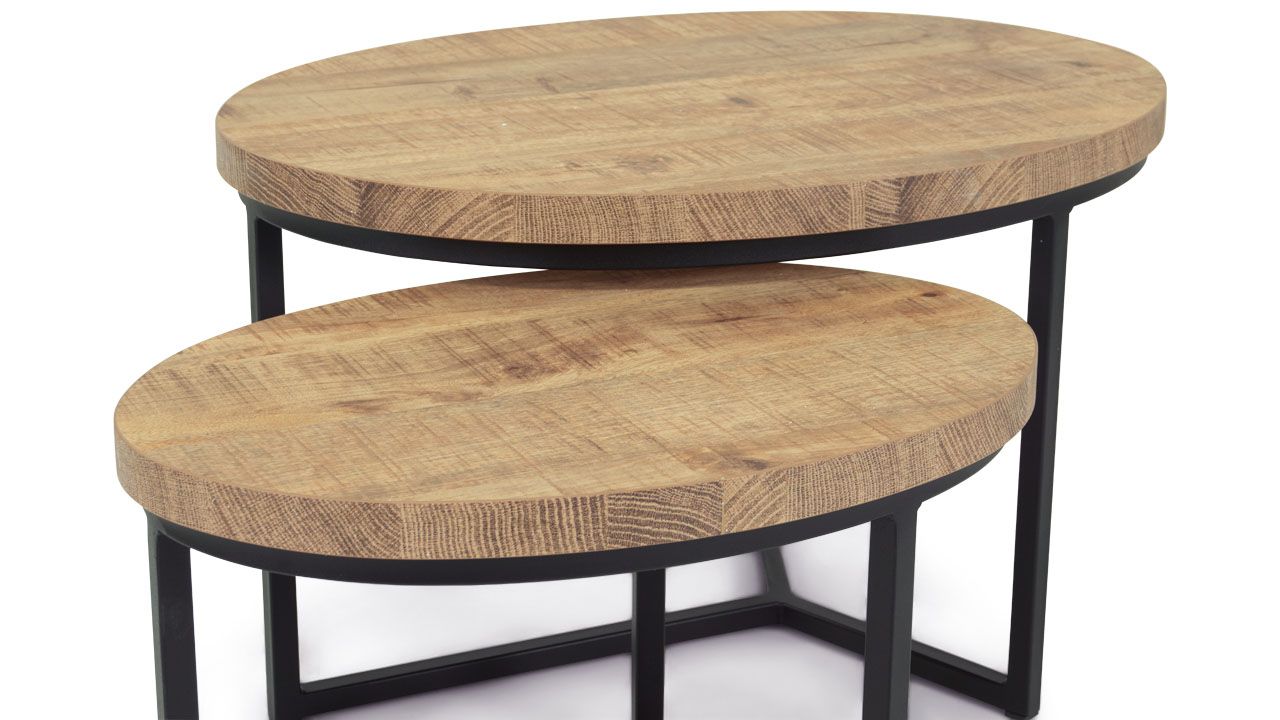 Salontafelset Lucania - Braun B71 x D52 x H43 cm