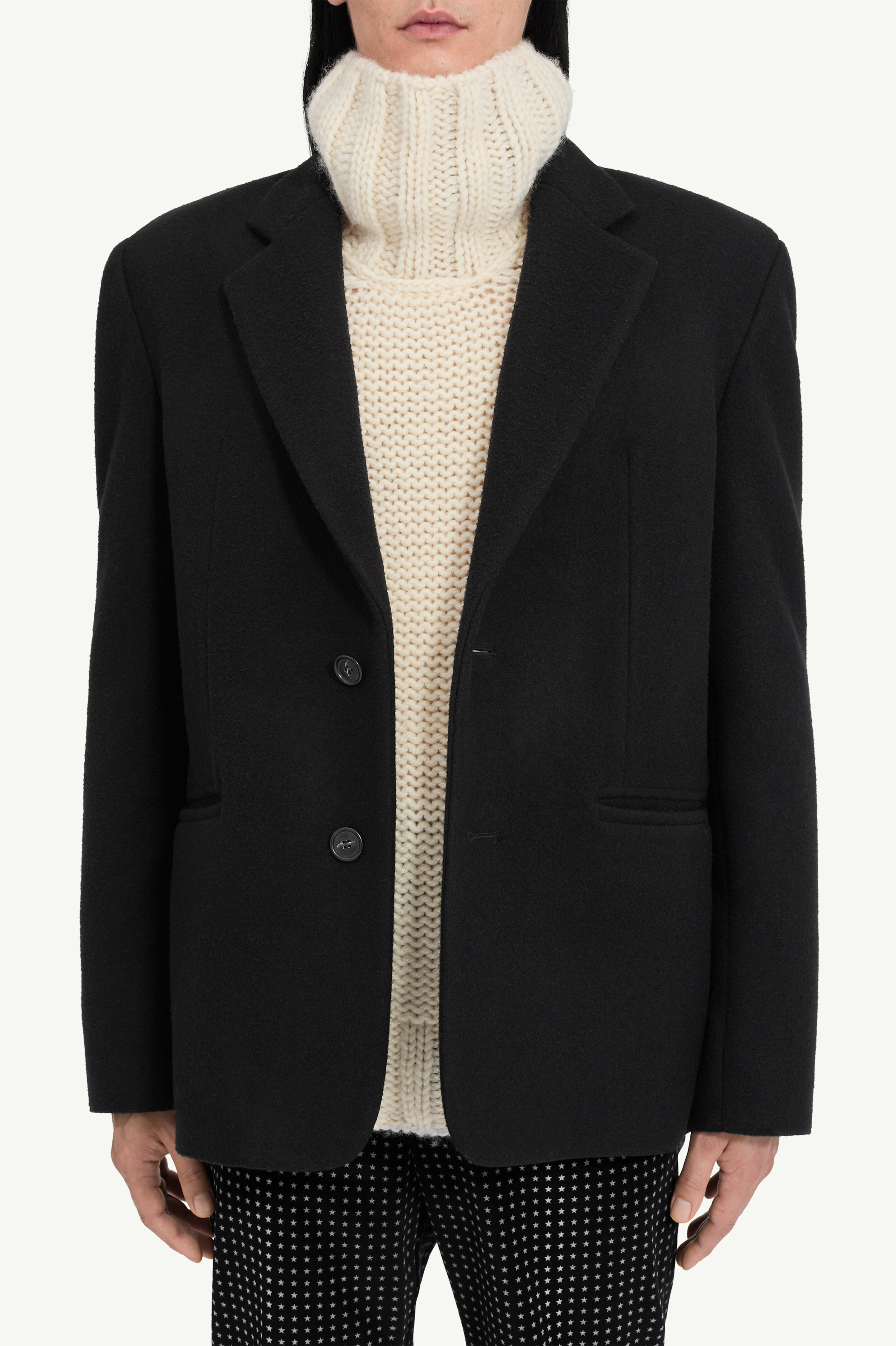 Blazer en laine mélangée pour homme | MM6