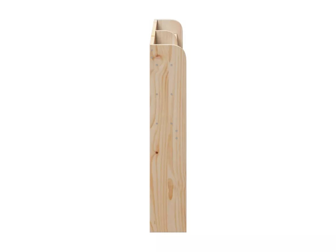 Tête de lit avec étagères 120 cm bois massif de pin