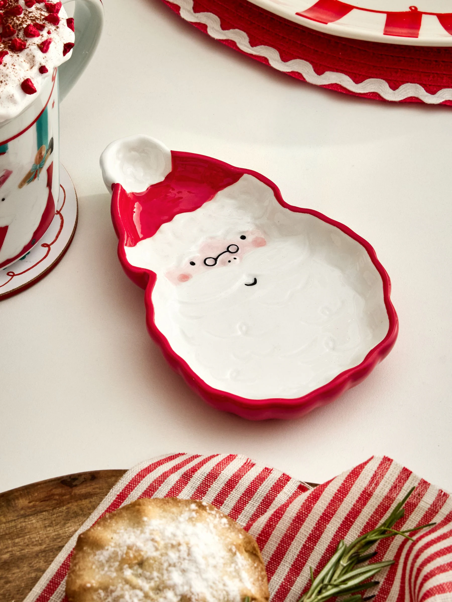 Lepelhouder in de vorm van een kerstman