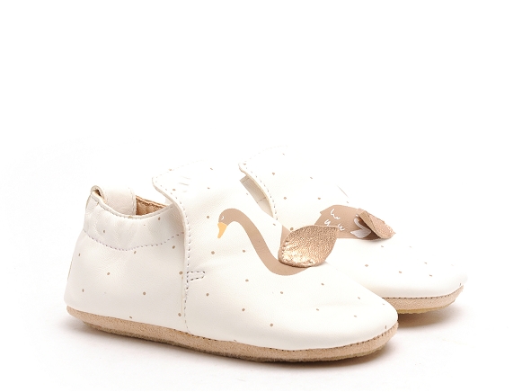 Easy peasy chaussons bebe blublu cygne 18770 blanc