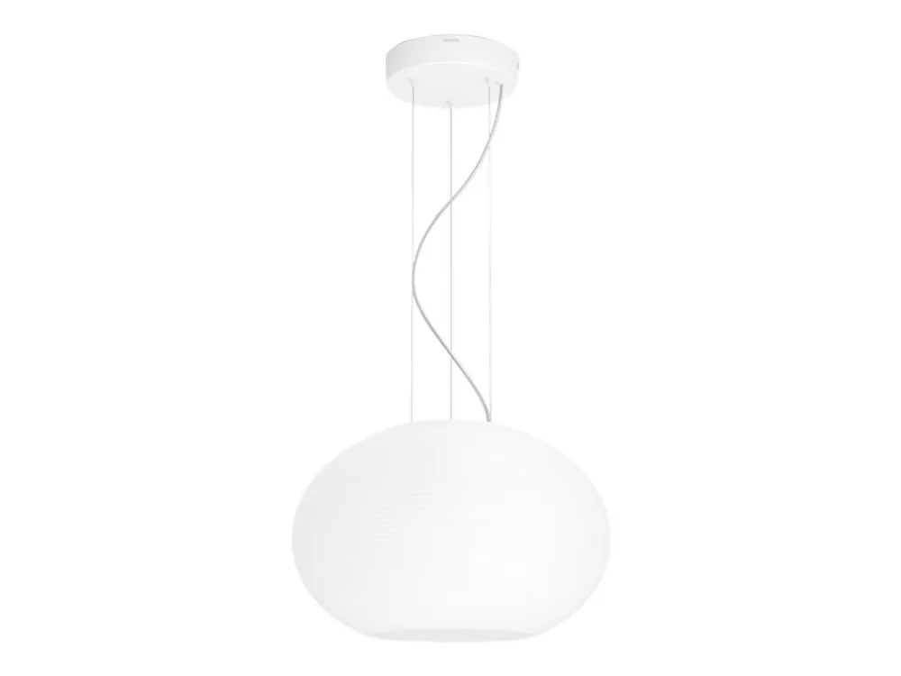 Philips Hue White and Color Ambiance Flourish - Vedhængslampe - LED - total: 48.5 W - klasse G - RGB/varmt til køligt hvidt lys - 2000-6500 K - hvid