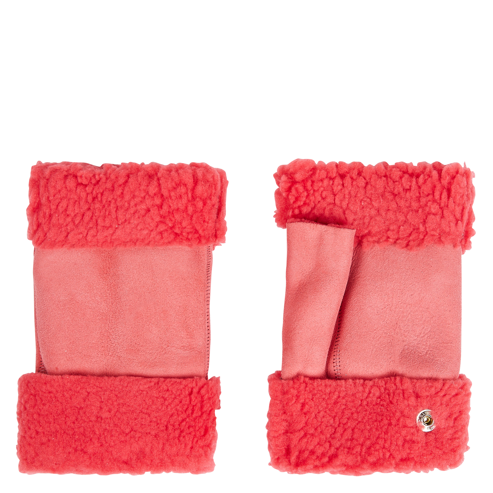 Mitaines en peau de mouton | Rose