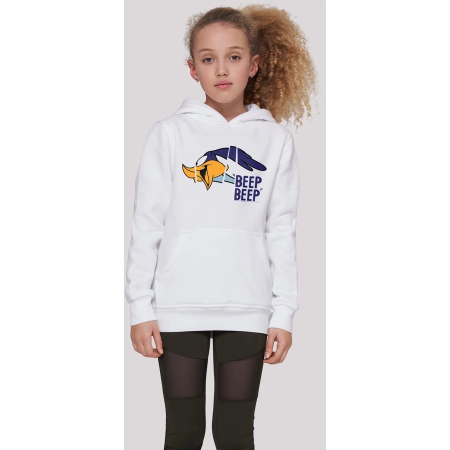 F4NT4STIC Hoodie Hoodie 'Looney Tunes Roadrunner Beep Beep' weiß