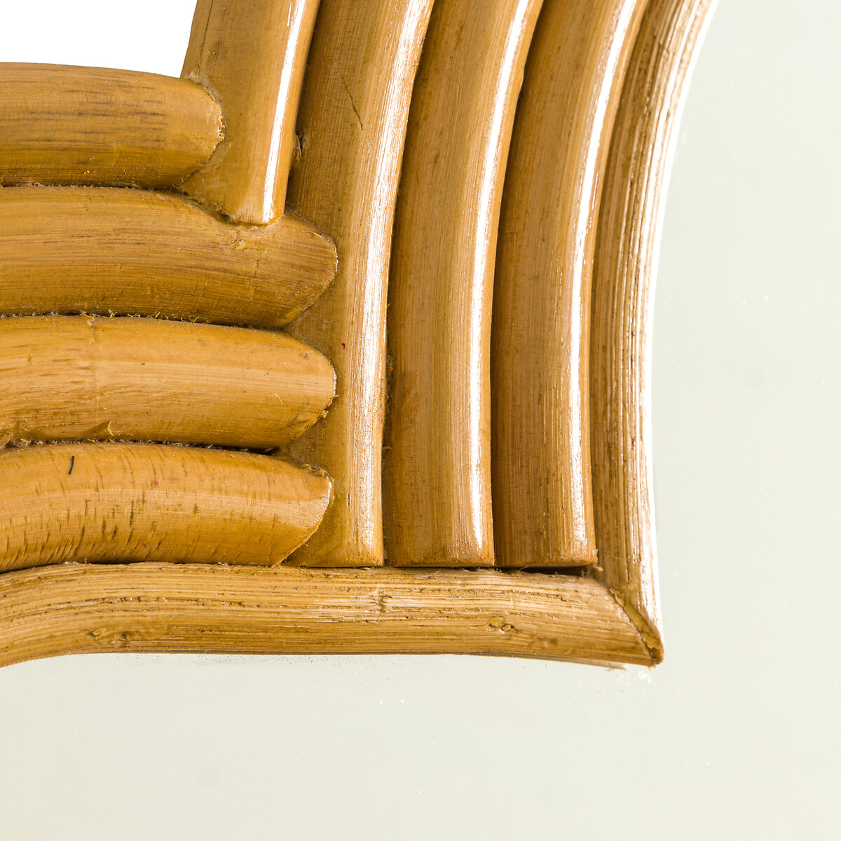 LA REDOUTE INTERIEURS<br>Espelho de rattan com ganchos, Rivia