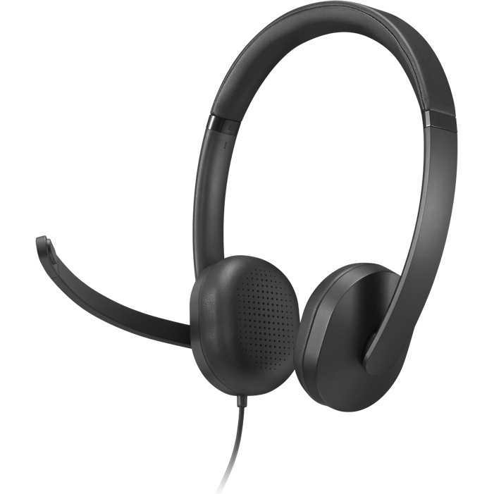 Lenovo VoIP Headset 5000 Casque Avec fil Arceau Bureau/Centre d'appels USB Type-C Noir