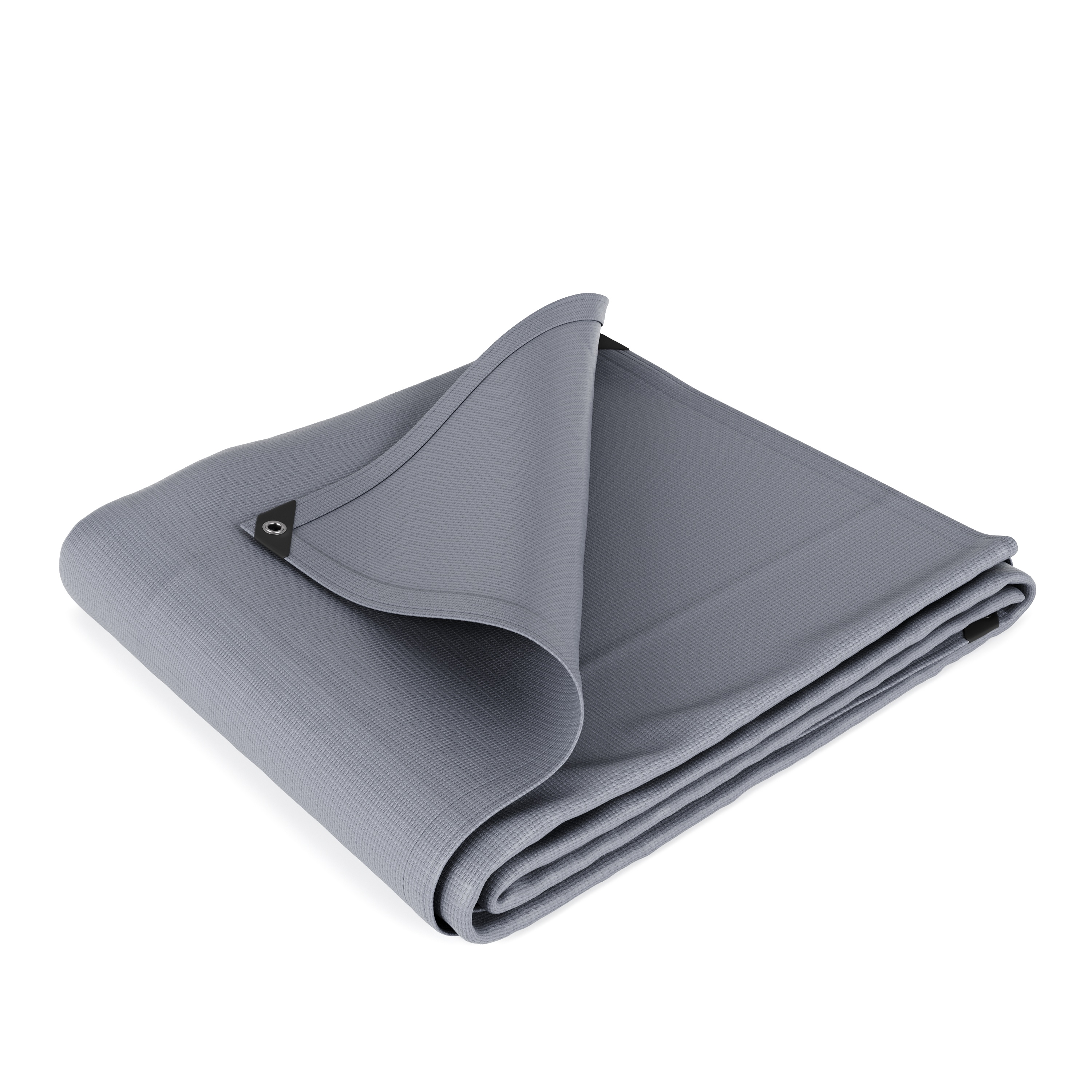 Abdeckplane PVC 350g/m2 grau 8 x 10 m