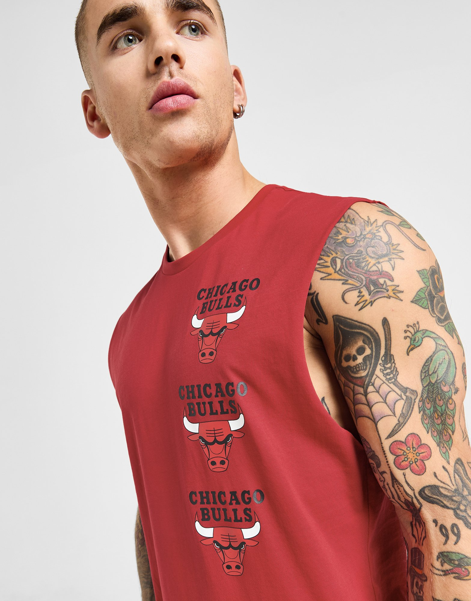 New Era Débardeur NBA Chicago Bulls Stack Homme